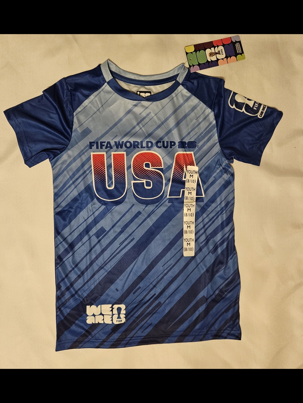 USA FIFA World Cup Youth Blue Soccer Jersey - Kids